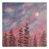 Evening red sky poster (Vorderseite)