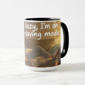 Evening Scroll – Cozy Relatable Mug Tasse (VorderseiteRechts)