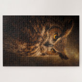 Evening Sentinel | Eulen-Kunst | Puzzle (Horizontal)