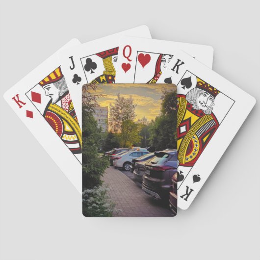 Evening Stillness Playing Cards – Customizable Spielkarten (Rückseite)