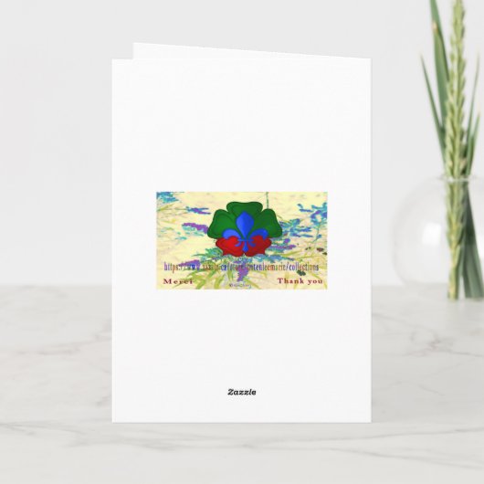 Evening walk  LeeMarie's creative Design Karte (Rückseite)