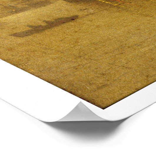 Evening, Whitby Harbour, 1893 Poster (Ecke)