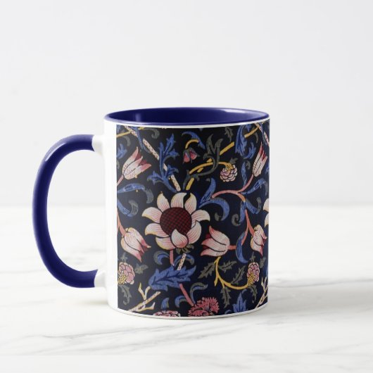 Evenlode, berühmtes William-Morris-Muster, Tasse (Links)
