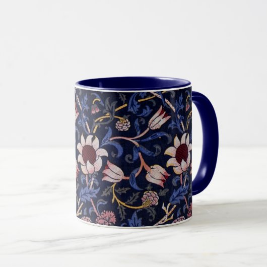 Evenlode, berühmtes William-Morris-Muster, Tasse (VorderseiteRechts)