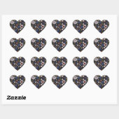 Evenlode Heart Sticker (Blatt)