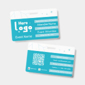 Event Badge Template Ausweis (Vorder- & Rückseite)