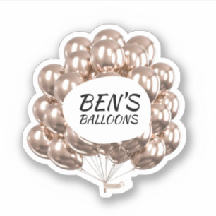 Event Balloons Glitzer Party Planer Aufkleber