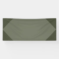 Event-Banner für Moss Green Geometric Corners