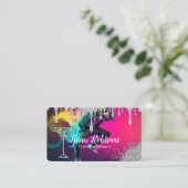 Event Breakdancers Party Show Visitenkarte (Stehend Vorderseite)