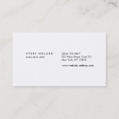 Event Caterer Catering Koch Visitenkarte (Rückseite)