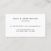 Event Catering Küche Geschirr Küche Visitenkarte (Rückseite)