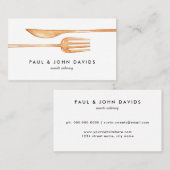 Event Catering Küche Geschirr Küche Visitenkarte (Vorne/Hinten)