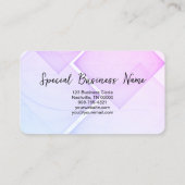 Event Coordinator Professional Square Photo Visitenkarte (Rückseite)