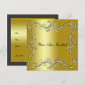 Event Corporate Jegliche Einladung Gold (Vorne/Hinten)
