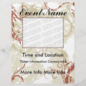Event Floral Grunge Flyer (Hinten)
