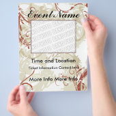 Event Floral Grunge Flyer (Hand)