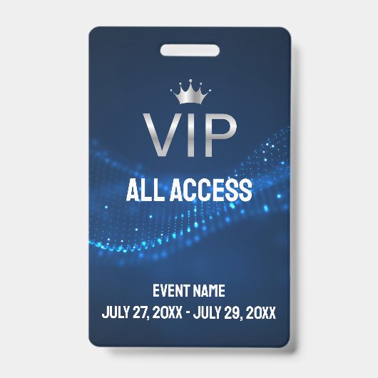 Event-Foto VIP All Access Pass Event Ausweis (Vorderseite)