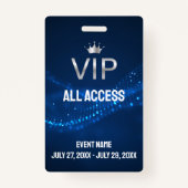 Event-Foto VIP All Access Pass Event Ausweis (Vorderseite)