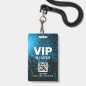 Event Foto VIP All Access Pass QR Code ID Abzeiche Ausweis (Vorderseite mit Lanyard)