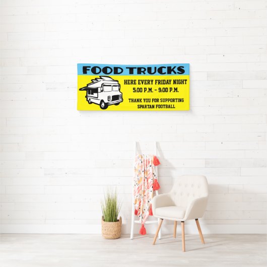 Event Fundraiser Food Trucks Banner (Insitu)
