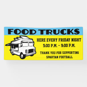 Event Fundraiser Food Trucks Banner