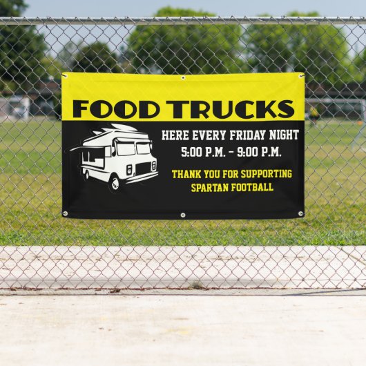 Event Fundraiser Food Trucks Banner (Insitu)