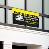 Event-Fundraiser-Lkw mit Essen Banner (Äußeres Gebäude)