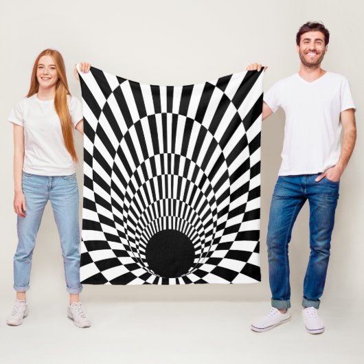 Event Horizon 3d Black hole Fleecedecke (Beispiel)