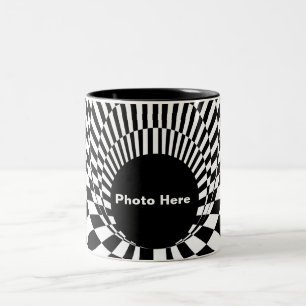 Event Horizon 3d Black hole Zweifarbige Tasse