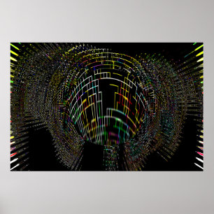 "Event Horizon" Black Hole Astronomie Print Poster