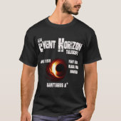 Event Horizon Telescope Sagittarier Black Hole T-Shirt (Vorderseite)