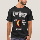 Event Horizon Telescope Sagittarius Black Hole T-Shirt (Vorderseite)