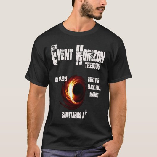 Event Horizon Telescope Sagittarius Black Hole T-Shirt (Vorderseite)