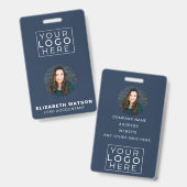 Event-ID Angepasste Lanyard-Namensmarke mit Foto Ausweis (Vorder- & Rückseite)