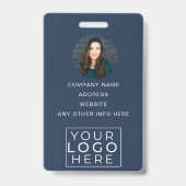 Event-ID Angepasste Lanyard-Namensmarke mit Foto Ausweis (Rückseite)