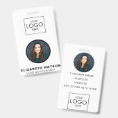 Event-ID Angepasste Lanyard-Namensmarke mit Foto Ausweis (Front & Back)