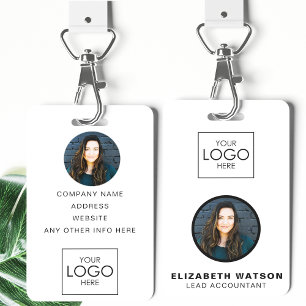Event-ID Angepasste Lanyard-Namensmarke mit Foto Ausweis