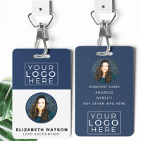 Event-ID Angepasste Lanyard-Namensmarke mit Foto