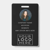 Event-ID Angepasste Lanyard-Namensmarke mit Foto Ausweis (Back)