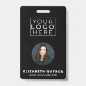 Event-ID Angepasste Lanyard-Namensmarke mit Foto Ausweis (Front)