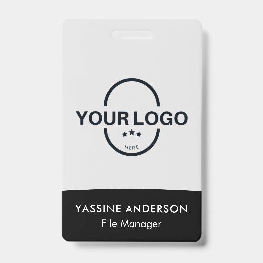 Event-ID Angepasste Lanyard-Namensmarke mit QR-Cod Ausweis (Vorderseite)
