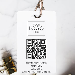 Event-ID Angepasste Lanyard-Namensmarke mit QR-Cod Ausweis
