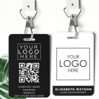 Event-ID Angepasste Lanyard-Namensmarke mit QR-Cod