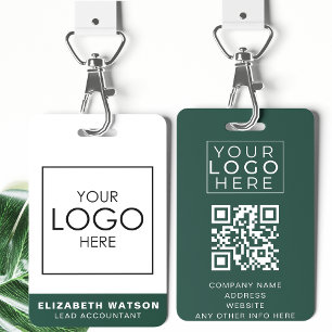 Event-ID Angepasste Lanyard-Namensmarke mit QR-Cod Ausweis