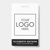 Event-ID Angepasste Lanyard-Namensmarke mit QR-Cod Ausweis (Vorderseite)