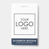 Event-ID Angepasste Lanyard-Namensmarke mit QR-Cod Ausweis (Vorderseite)