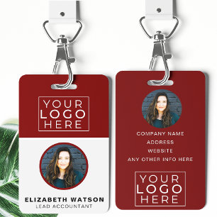 Event-ID individuelles Lanyard-Namensschild mit Fo Ausweis