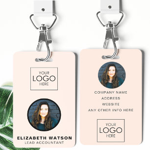 Event-ID individuelles Lanyard-Namensschild mit Fo Ausweis