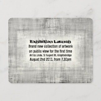 Event Invitation Exhibition Art Launch Promotion Einladung