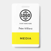 Event Medien Foto ID Ausweis Pass (Vorderseite)